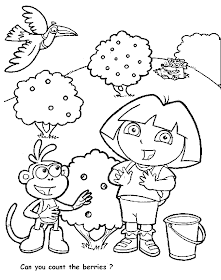 coloriage dora gratuit