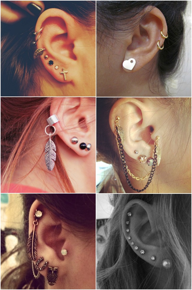 Desmascarada Piercing na Orelha Helix Aparador Antiguo Tallado ~ Desmascarada Piercing na Orelha Helix