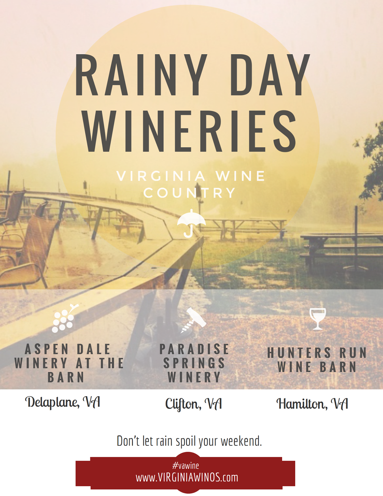 Virginia Winos Rainy Weather Got You Down Check Out Our Top
