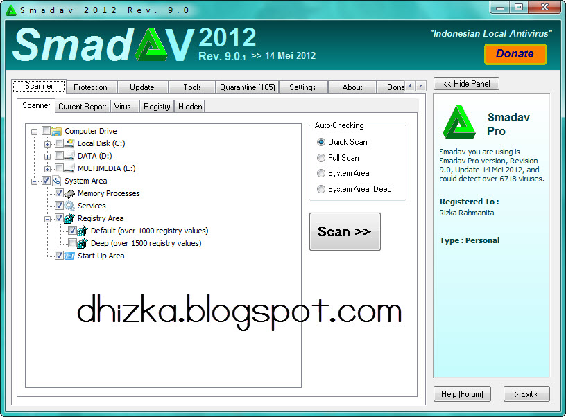 SmadAV 2012 Pro Rev. 9.0 + Keygen | Free Dowload Software