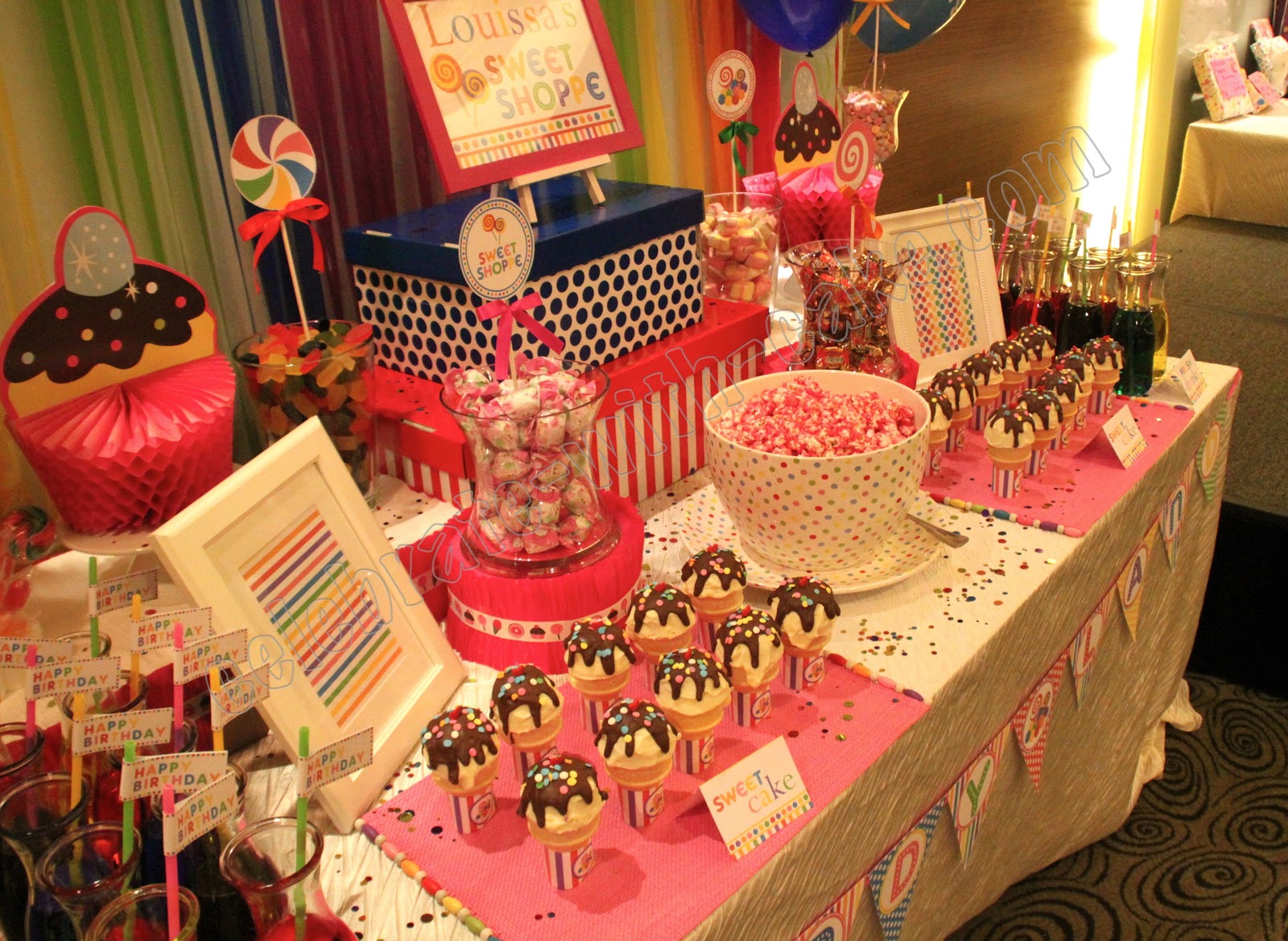 Celebrate with Cake! Louissa's Candyland Dessert Table