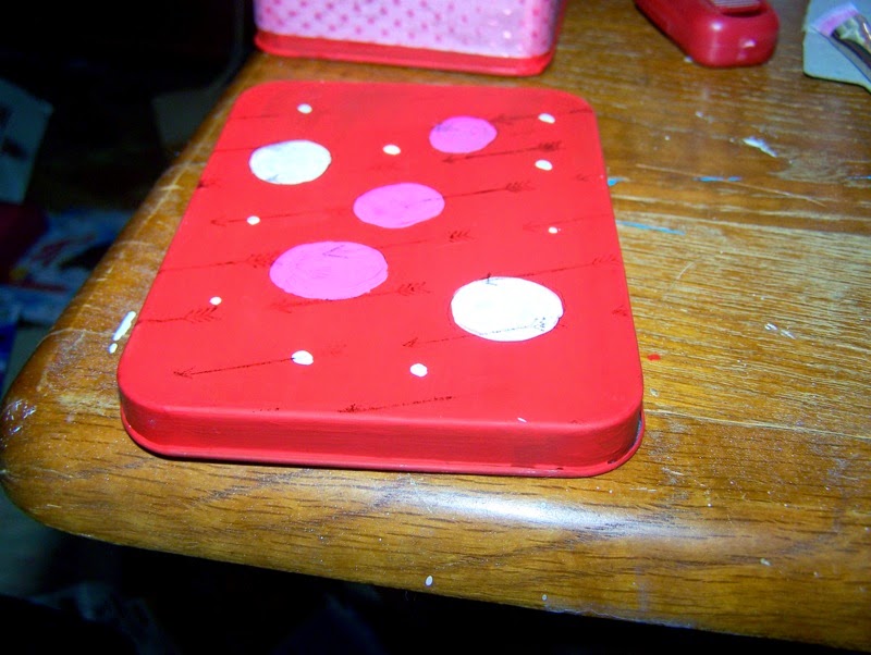 heidi's wanderings Valentine's Day Altered Tin