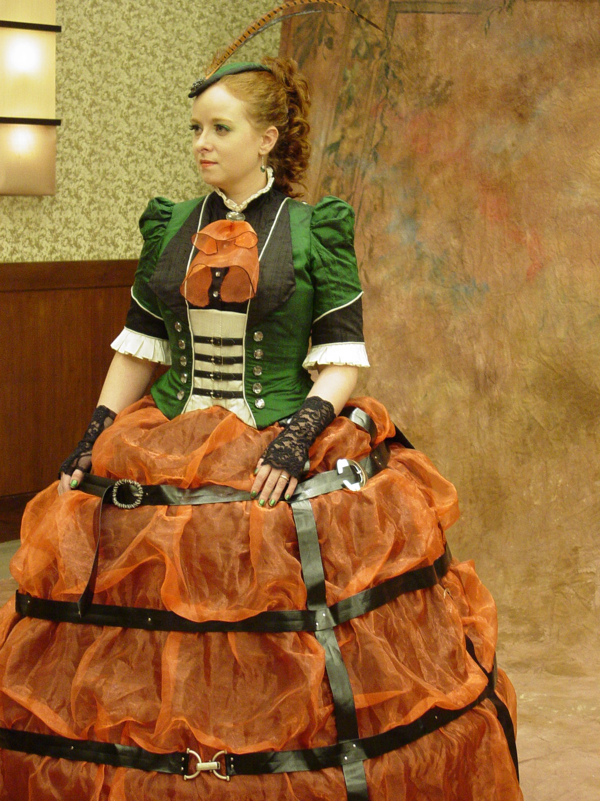 Dramatic Threads: Steampunk Beetle Gown