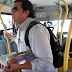 Até dentro do ônibus tem gente que se converte.