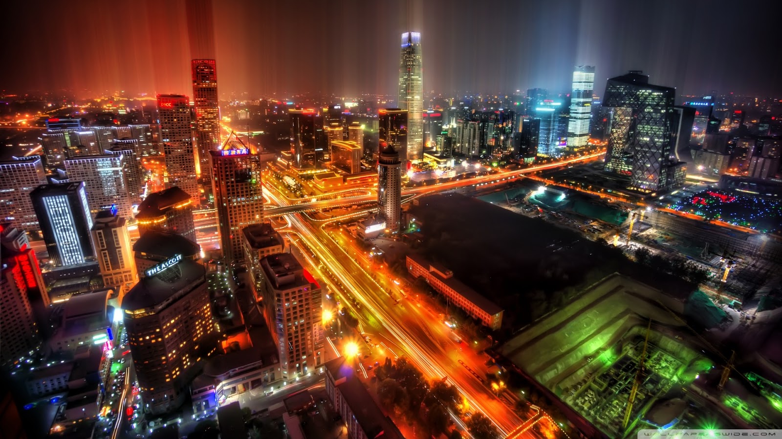 Downtown Beijing After Rain Wallpapers Downtown Beijing After Rain Wallpapers
