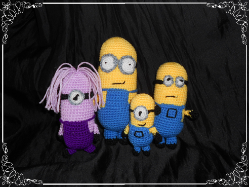 NIKKI Complementos: MINIONS AMIGURUMI