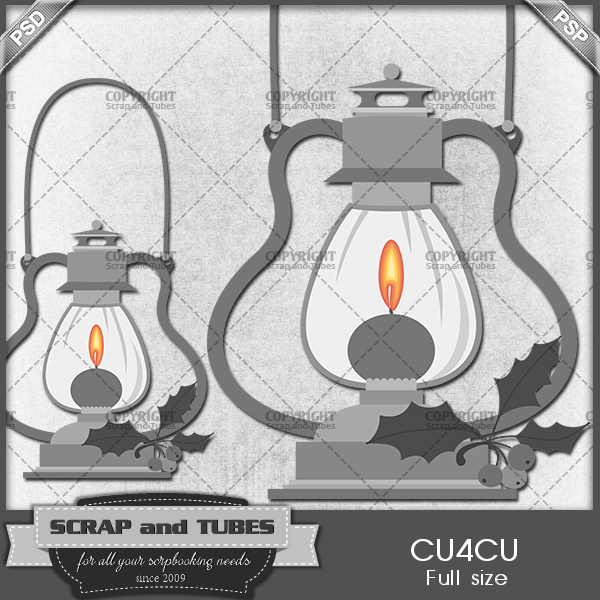 NEW IN STORES Candle Lamp Template (FS/CU4CU) Scrap and Tubes Designs