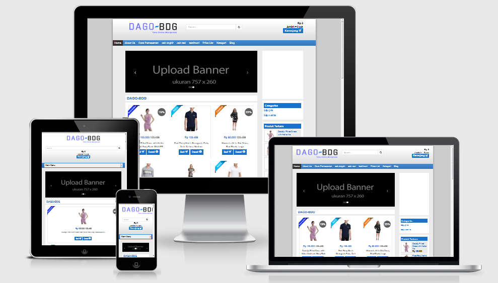 Download Template Toko Online Dago Theme