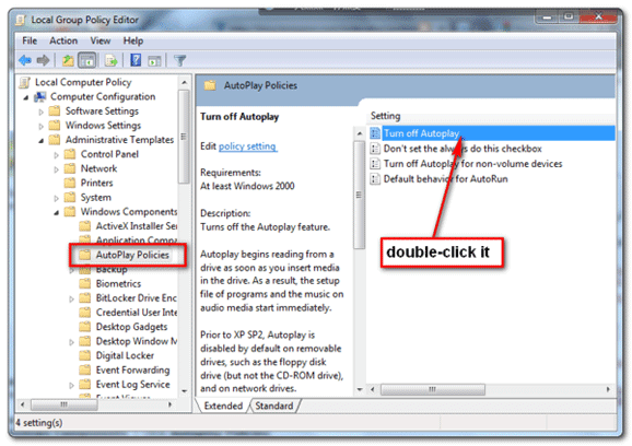 Как создать autorun для windows 7