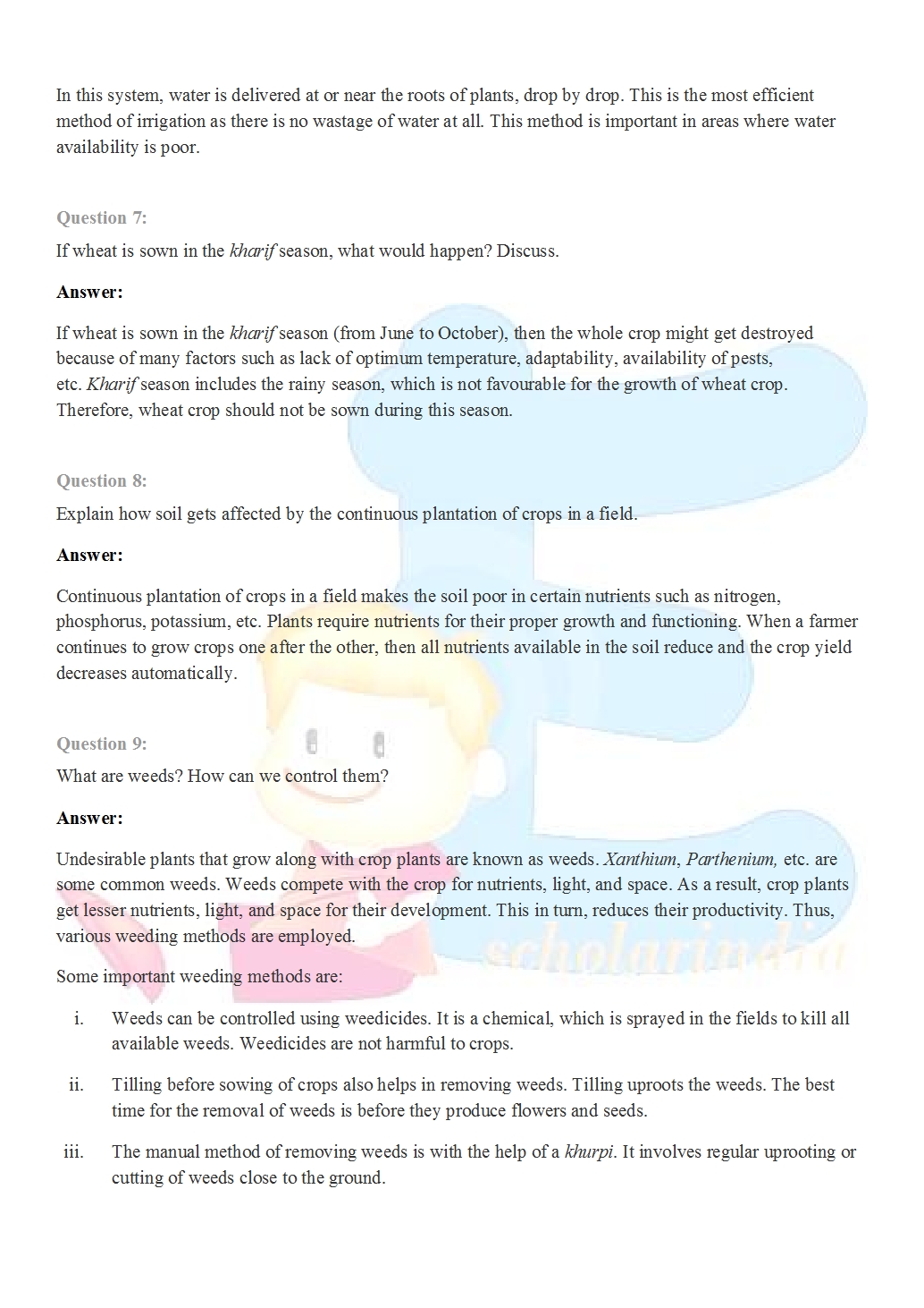 crop production and management Chapter-1 crop production and management 1 define crop 2 list the conditions necessary to provide food for a large population 3 how are crops categorized based on the seasons. crop production and management Chapter-1 crop production and management 1 define crop 2 list the conditions necessary to provide food for a large population 3 how are crops categorized based on the seasons.