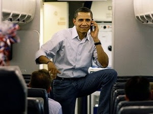 Hình ảnh chế hài hước của Obama - Cảm xúc vui, obama nghe dien thoai