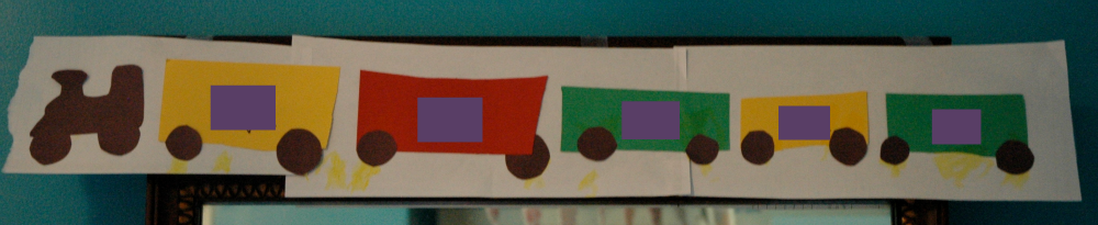 Weekly Home Preschool- Transportation Theme, Name Train Craft Weekly Home Preschool- Transportation Theme, Name Train Craft