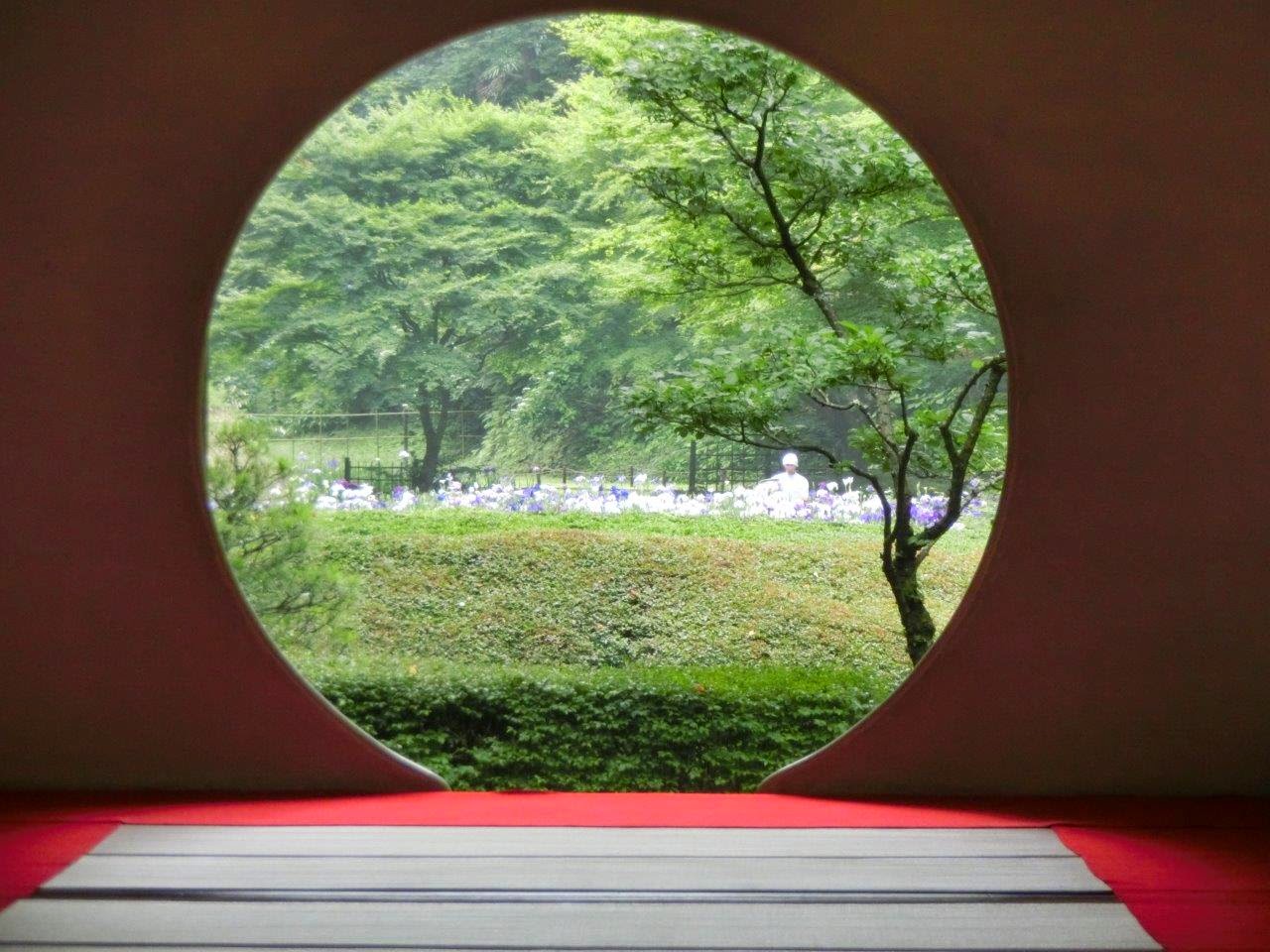 okadoのブログ～鎌倉散策の記録～ 明月院の丸窓「悟りの窓」
