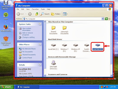 Learn how to disable show or don't show hidden files and folders in windowsXP step4 Learn how to disable show or don't show hidden files and folders in windowsXP step4