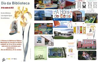Día da Biblioteca (24 de outubro) nas Bibliotecas de Oleiros