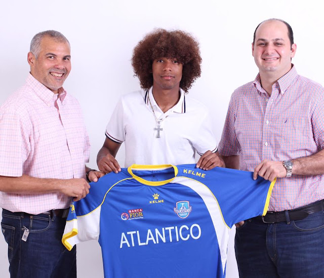 Bryan Jiménez con el Atlántico FC