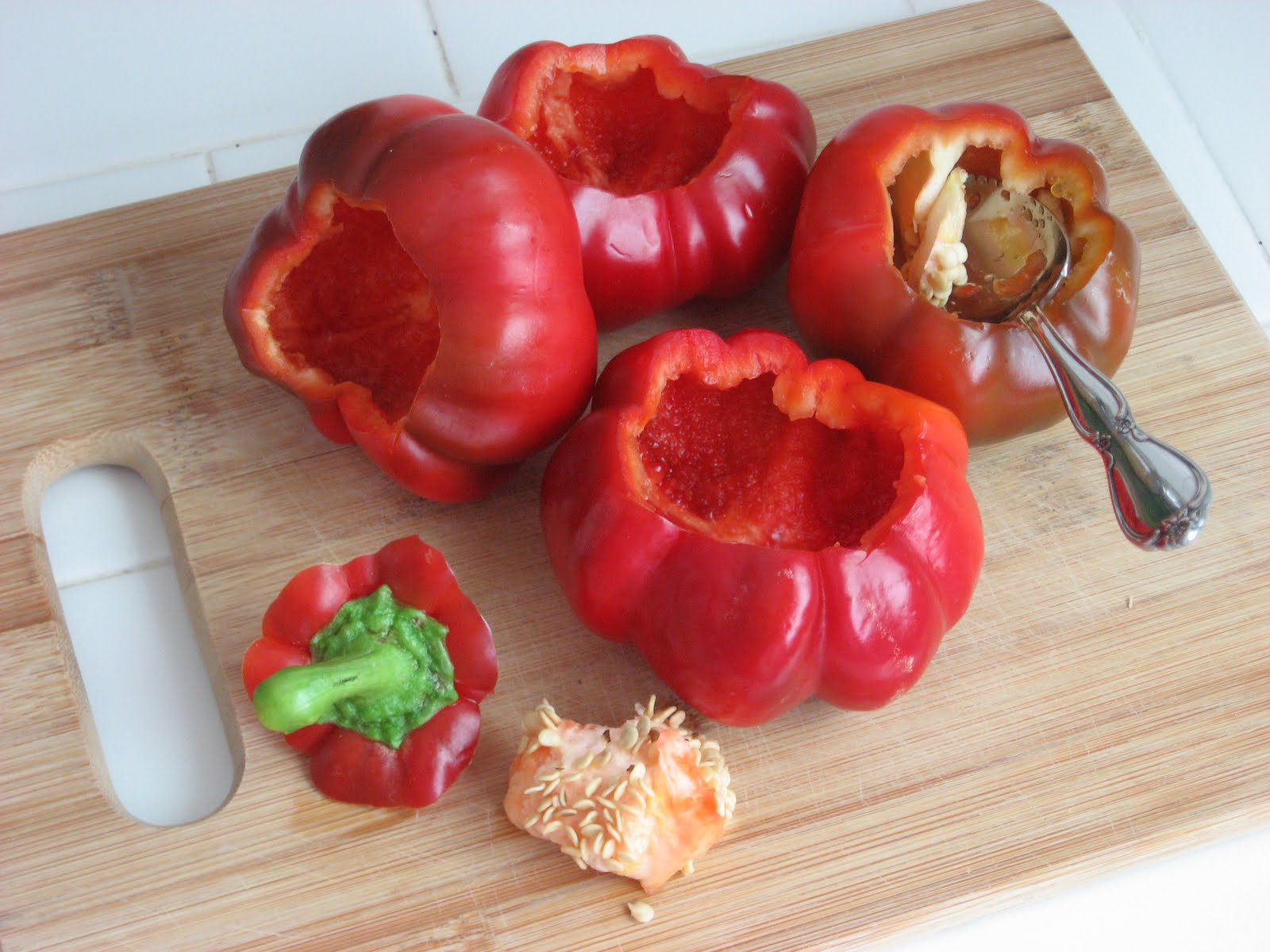Recipes to Nourish Baked "Sheepnose" Pimento Peppers w/ Cheddar Cheese