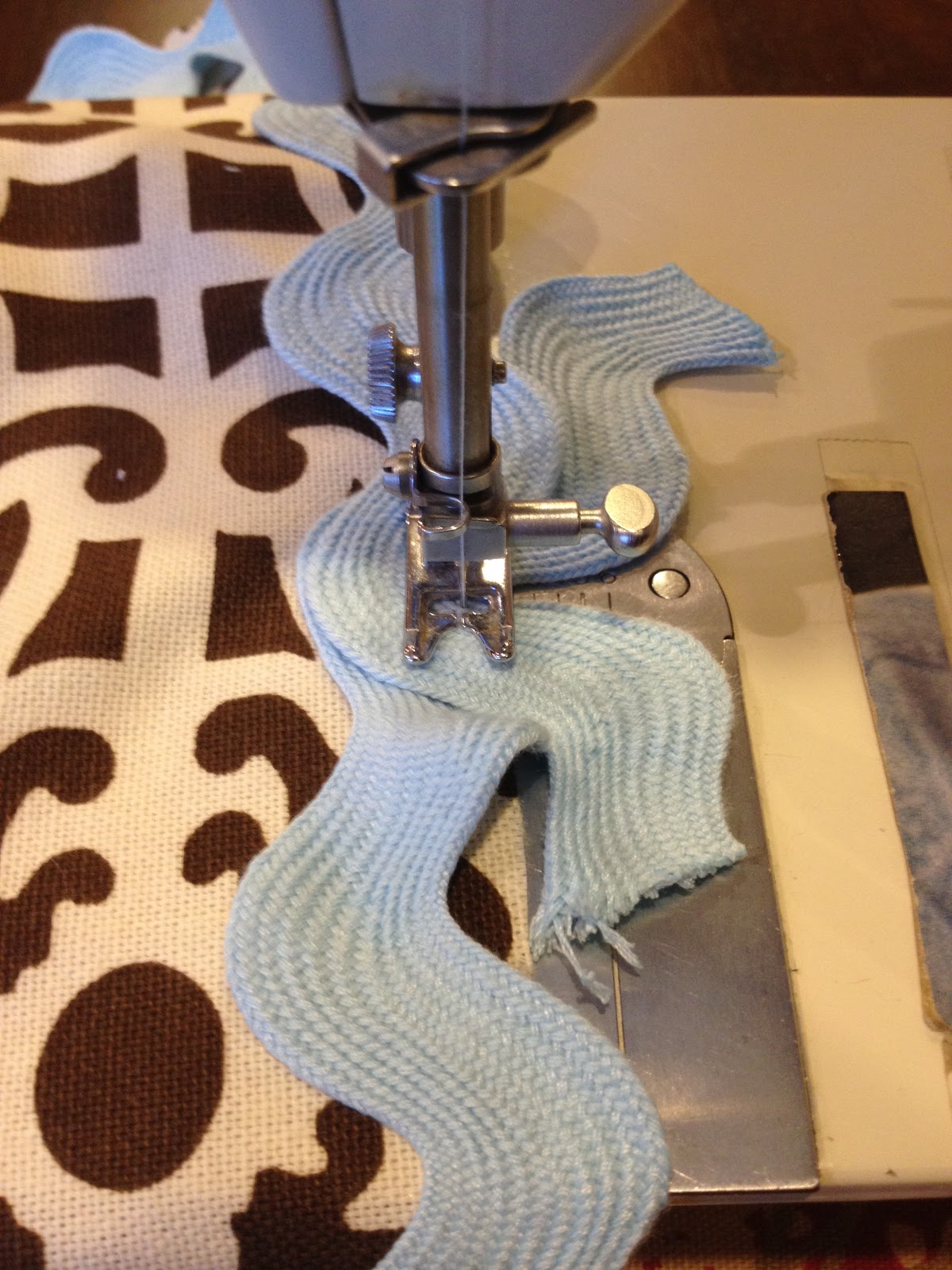 The Purple Martin Rick Rack and Minky Baby Blanket