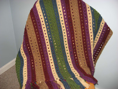 Crossed Double Crochet Afghan