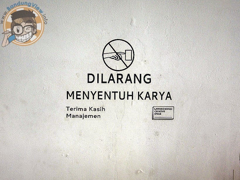 Dilarang pegang-pegang sembarangan