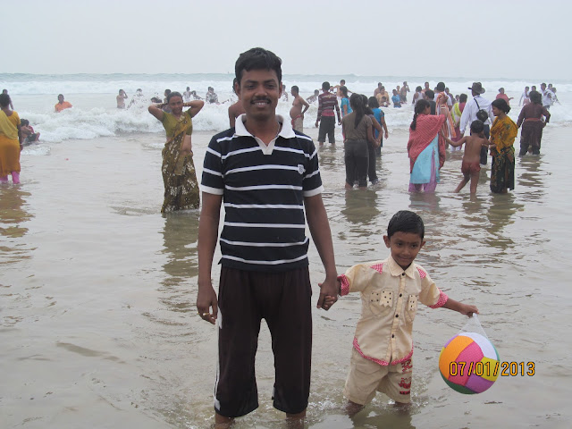 Puri sea beach raju and aritra