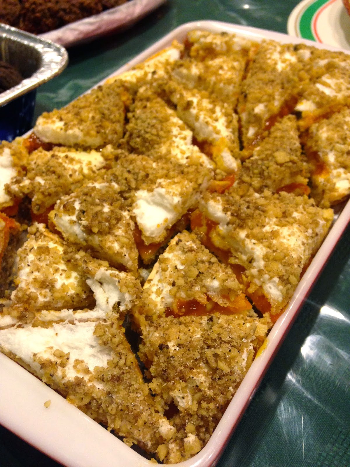 The Pittsburgh Kitchen Russian Walnut Apricot Bars