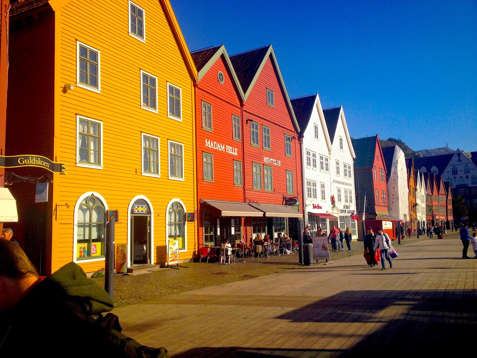 wooden builds of Bryggen