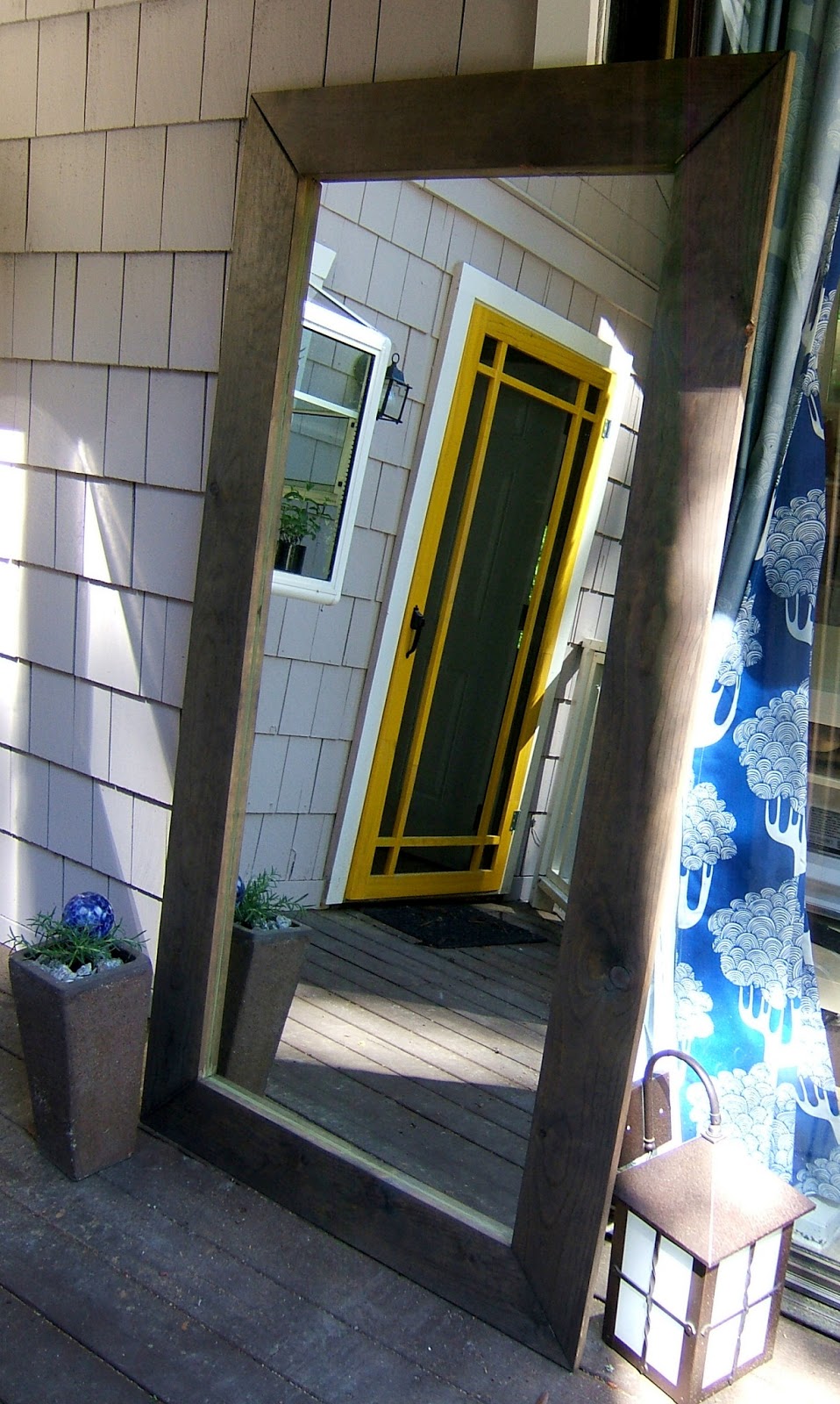 Nine Red DIY Floor Mirror