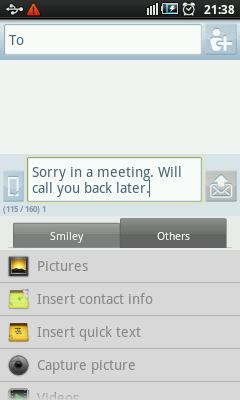 Android-SMS - Quick Text