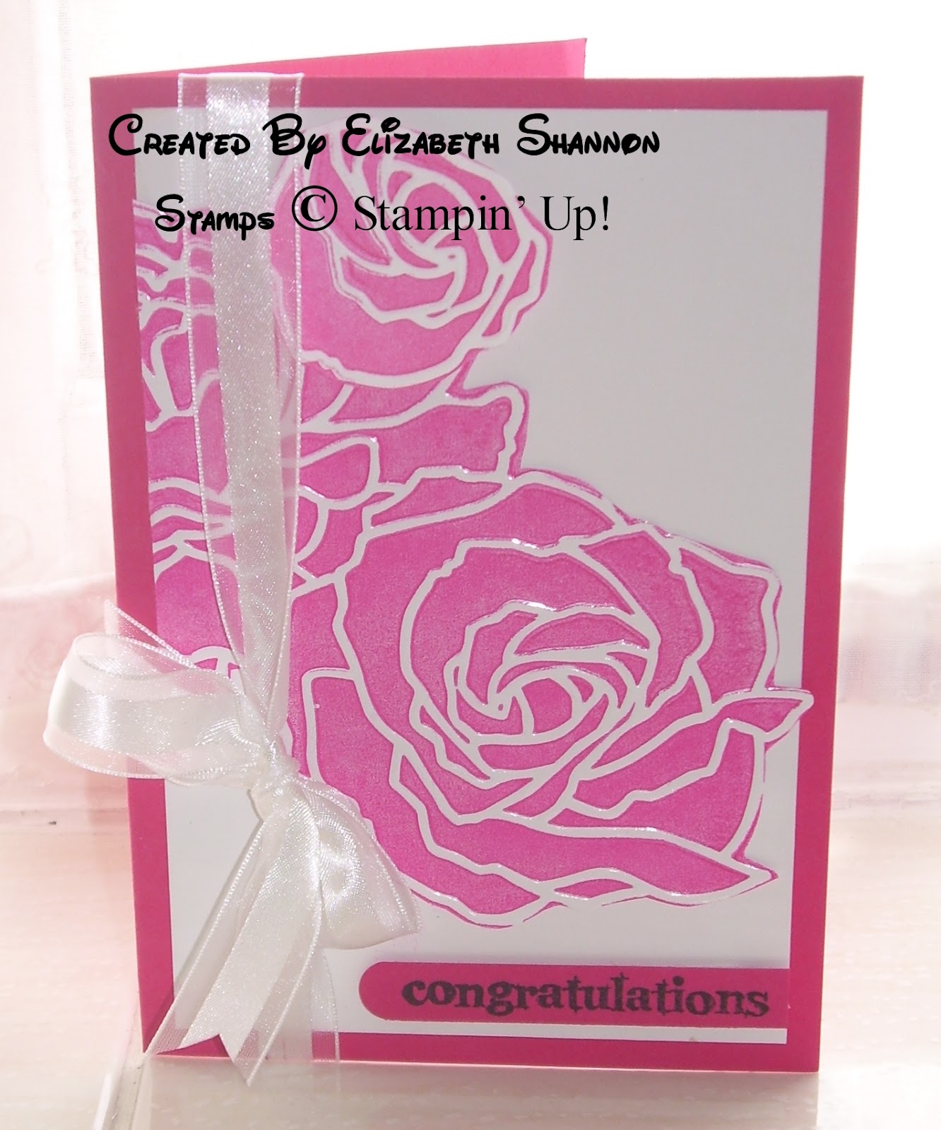 elizabeth's craft room Brayered Embossed Technique