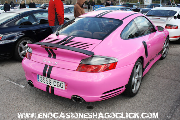 Porsche 911 996 turbo S rosa