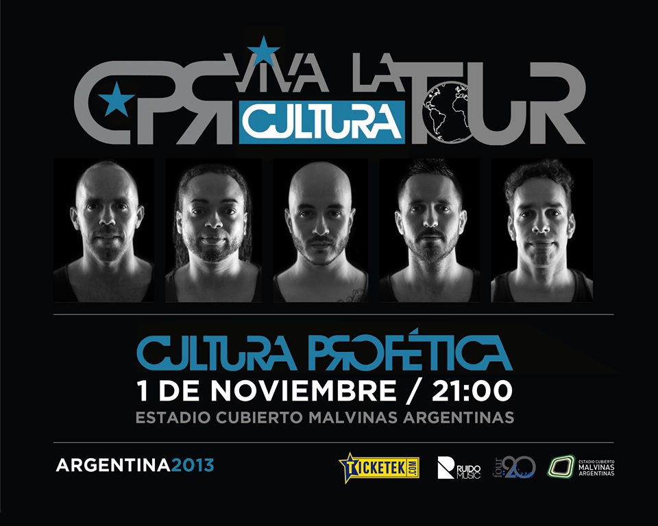 Cultura Profética vuelve a presentarse en Argentina en Noviembre