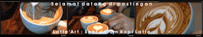 Art in coffee latte