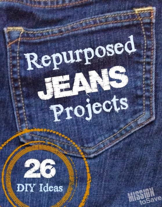 25+ Repurposed Jeans DIY Projects