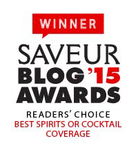 WINNER - BEST COCKTAIL BLOG 2015 - READERS' CHOICE
