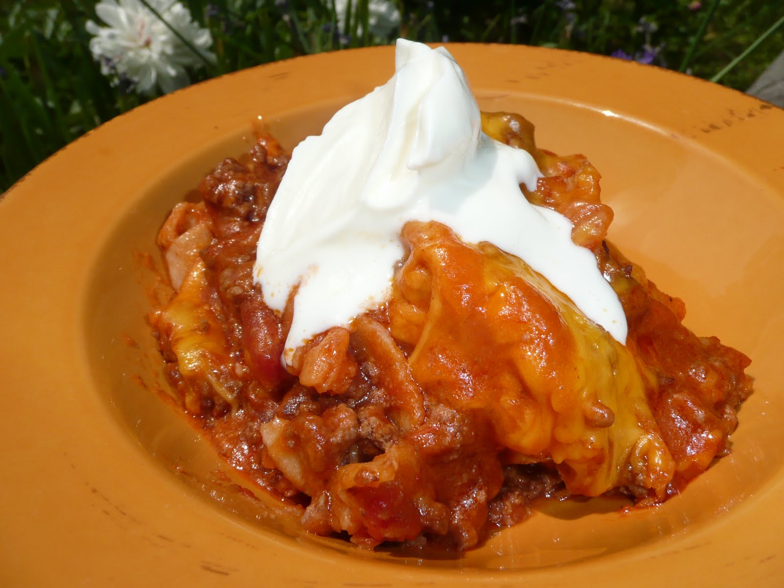 Everyday Dutch Oven Beefy Taco Bake