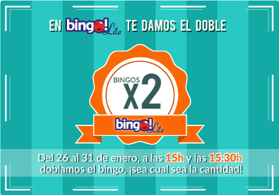 Tombola te dobla tus ganancias del 26-31 enero Tombola te dobla tus ganancias del 26-31 enero