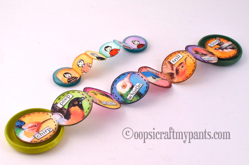 Oops, I Craft My Pants Wee Button Books and Unique Crafter's Challenge!