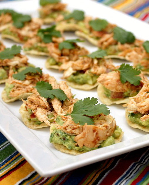 Chipotle Chicken Tostada Bites Apple A Day