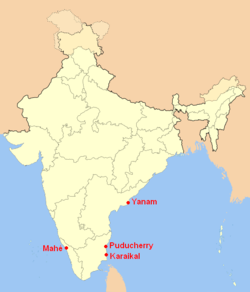 Pondicherry locator Map pondicherry-puducherry-map