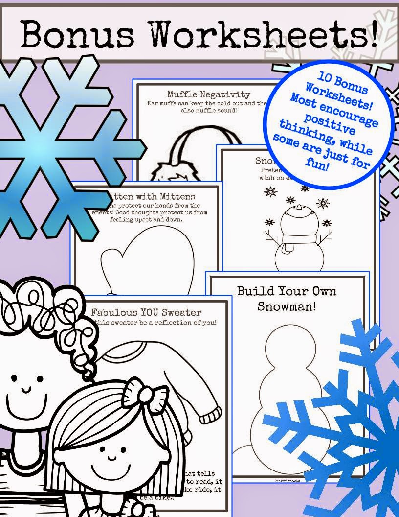 Free Worksheet Confidence Worksheets snowflakes self esteem and confidence a wintry mix of you get 10 bonus worksheets