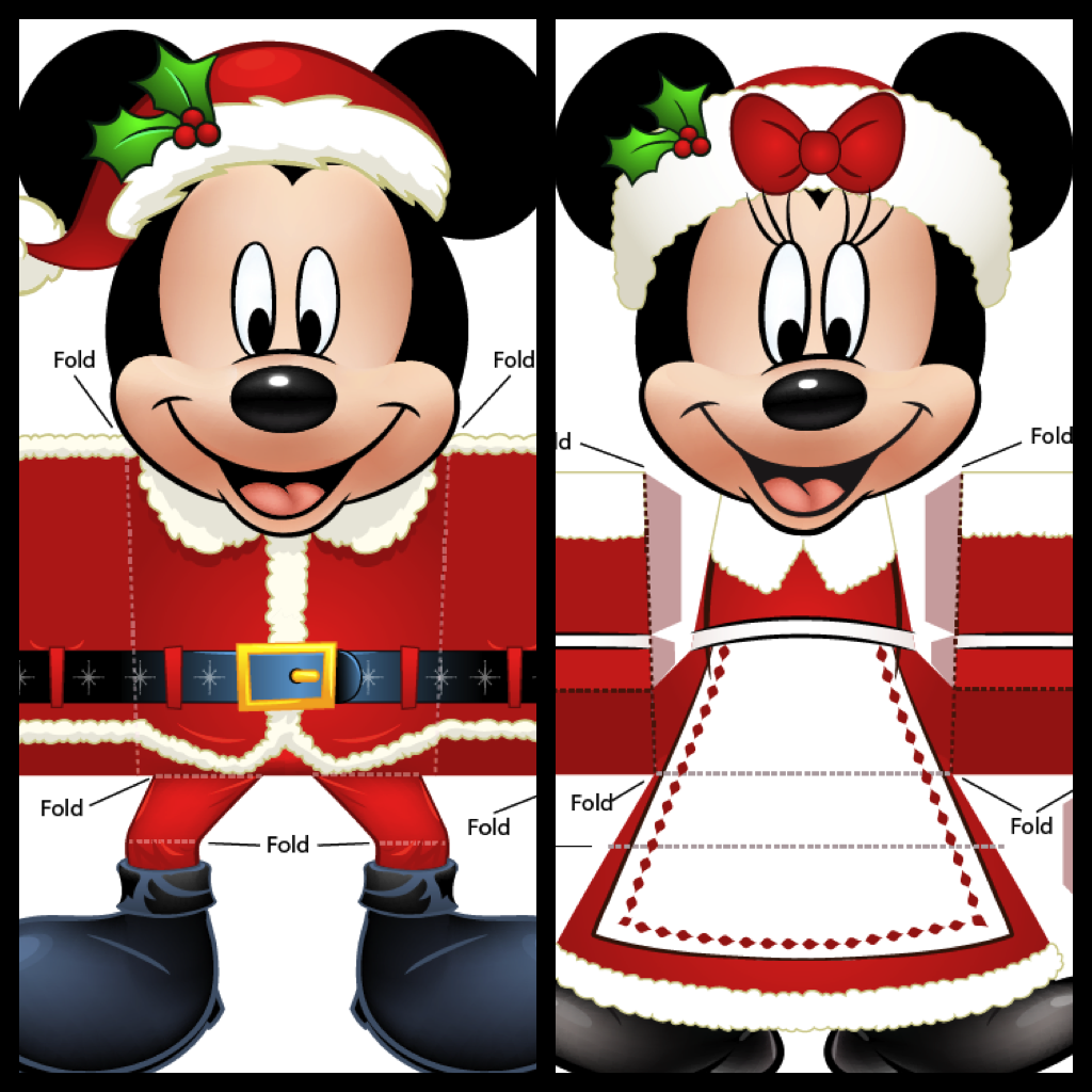My Disney Life: Minnie and Mickey Christmas Printables