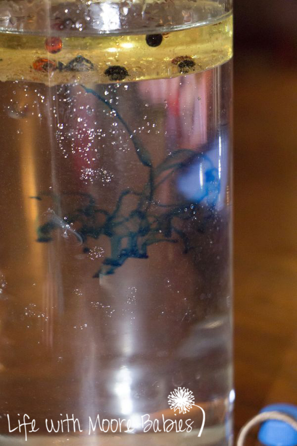 Fireworks in a Jar a Simple Density Experiment Life with Moore Babies