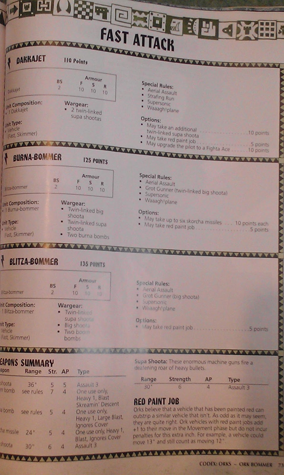 the torturers tale leaks for the new flyer stuff and opinions 8th edition flyer rules