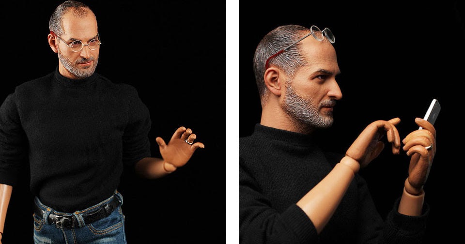 Play Different Realistic Steve Jobs Action Figure DESIGN FETISH