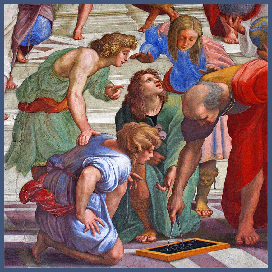 DOMVS PVCELAE Visita virtual LA ESCUELA DE ATENAS, un compendio de la