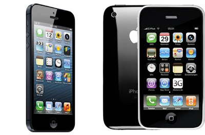 iPhone 5 and iPhone 3G