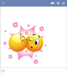 Kissing Facebook Emoticons