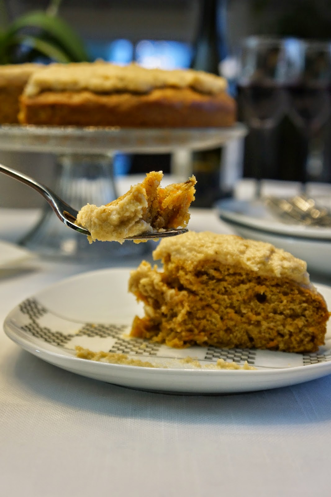 Brown sugar carrot cake with cashew cheese frosting Tera Solara