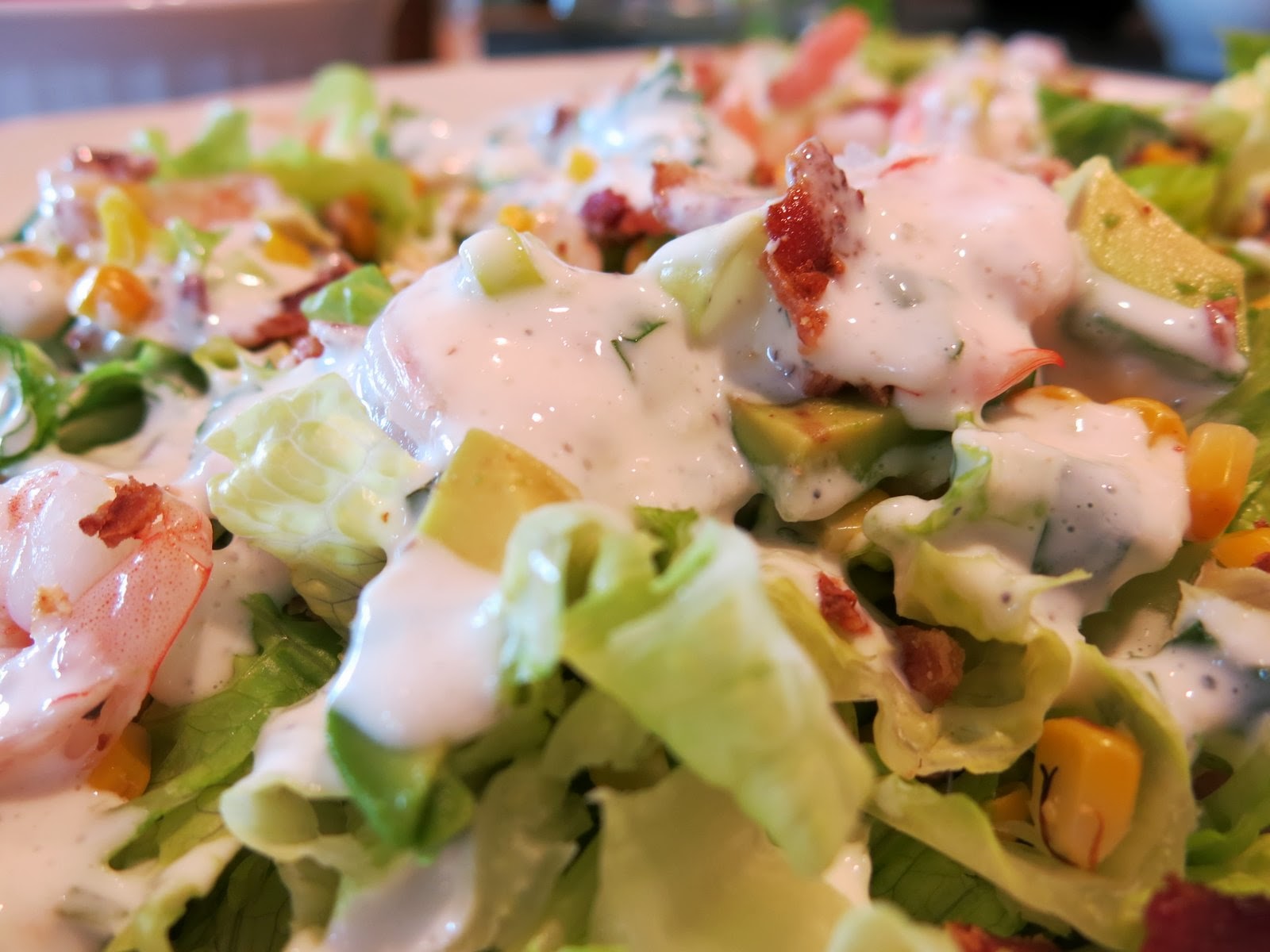 Mennonite Girls Can Cook Corn, Avocado, Shrimp Salad